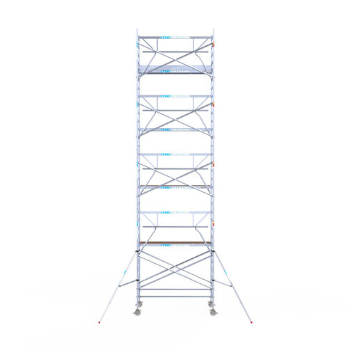 Euroscaffold Euroscaffold Euro 135x250x10,2m werkhoogte enkele voorloopleuning