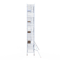 Euroscaffold Euroscaffold Euro 135x250x10,2m werkhoogte enkele voorloopleuning