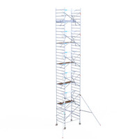 Euroscaffold Euroscaffold Euro 135x190x12,2m werkhoogte enkele voorloopleuning