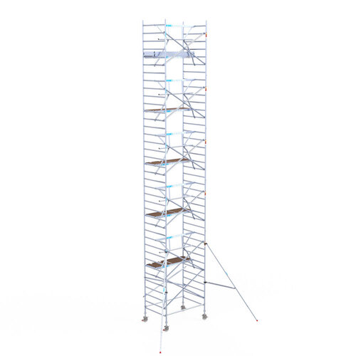 Euroscaffold Euroscaffold Euro 135x190x12,2m werkhoogte enkele voorloopleuning