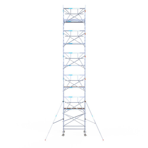 Euroscaffold Euroscaffold Euro 135x190x12,2m werkhoogte enkele voorloopleuning