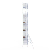 Euroscaffold Euroscaffold Euro 135x190x12,2m werkhoogte enkele voorloopleuning