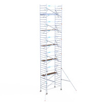Euroscaffold Euroscaffold Euro 135x250x12,2m werkhoogte enkele voorloopleuning