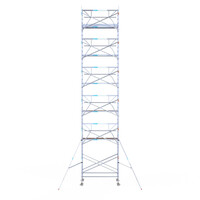 Euroscaffold Euroscaffold Euro 135x250x13,2m werkhoogte enkele voorloopleuning