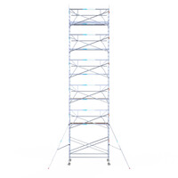 Euroscaffold Euroscaffold Euro 135x305x13,2m werkhoogte enkele voorloopleuning
