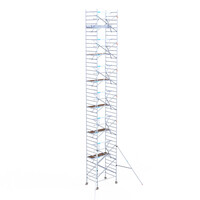 Euroscaffold Euroscaffold Euro 135x190x14,2m werkhoogte enkele voorloopleuning