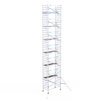 Euroscaffold Euroscaffold Euro 135x250x14,2m werkhoogte enkele voorloopleuning