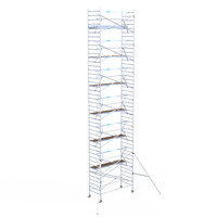 Euroscaffold Euroscaffold Euro 135x305x14,2m werkhoogte enkele voorloopleuning