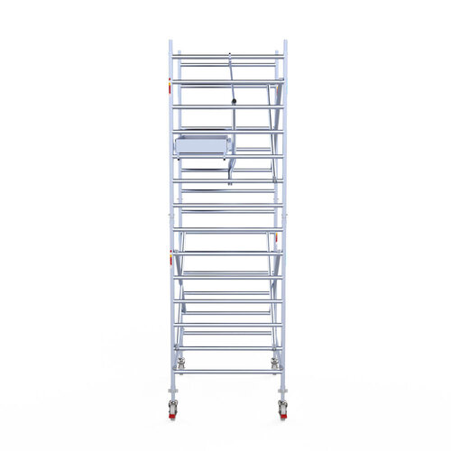 Euroscaffold Euroscaffold Euro 135x190x5,2m werkhoogte carbon vloer enkele voorloopleuning