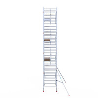 Euroscaffold Euroscaffold Euro 135x190x9,2m werkhoogte carbon vloer enkele voorloopleuning