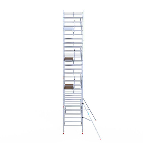 Euroscaffold Euroscaffold Euro 135x190x9,2m werkhoogte carbon vloer enkele voorloopleuning