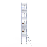 Euroscaffold Euroscaffold Euro 135x190x11,2m werkhoogte carbon vloer enkele voorloopleuning