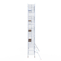 Euroscaffold Euroscaffold Euro 135x305x11,2m werkhoogte carbon vloer enkele voorloopleuning