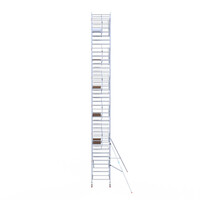 Euroscaffold Euroscaffold Euro 135x190x13,2m werkhoogte carbon vloer enkele voorloopleuning