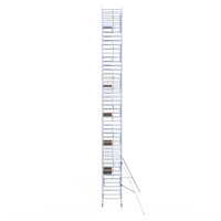 Euroscaffold Euroscaffold Euro 135x190x14,2m werkhoogte carbon vloer enkele voorloopleuning