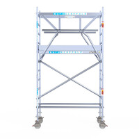 Euroscaffold Euroscaffold Euro 75x190x4,2m werkhoogte dubbele voorloopleuning