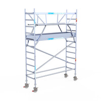 Euroscaffold Euroscaffold Euro 75x250x4,2m werkhoogte dubbele voorloopleuning