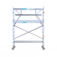 Euroscaffold Euroscaffold Euro 75x250x4,2m werkhoogte dubbele voorloopleuning