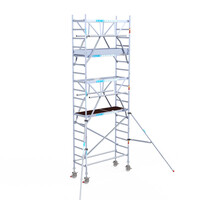Euroscaffold Euroscaffold Euro 75x190x6,2m werkhoogte dubbele voorloopleuning