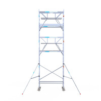 Euroscaffold Euroscaffold Euro 75x190x7,2m werkhoogte dubbele voorloopleuning