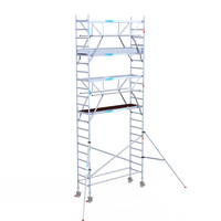 Euroscaffold Euroscaffold Euro 75x250x7,2m werkhoogte dubbele voorloopleuning