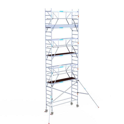 Euroscaffold Euroscaffold Euro 75x250x8,2m werkhoogte dubbele voorloopleuning
