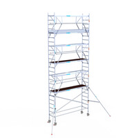Euroscaffold Euroscaffold Euro 75x305x8,2m werkhoogte dubbele voorloopleuning