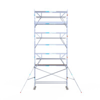Euroscaffold Euroscaffold Euro 75x305x8,2m werkhoogte dubbele voorloopleuning