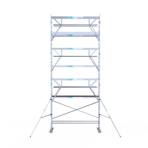 Euroscaffold Euroscaffold Euro 75x305x8,2m werkhoogte dubbele voorloopleuning