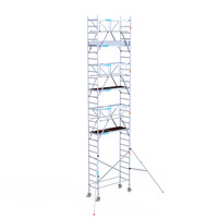 Euroscaffold Euroscaffold Euro 75x190x9,2m werkhoogte dubbele voorloopleuning