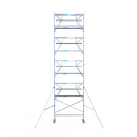 Euroscaffold Euroscaffold Euro 75x250x10,2m werkhoogte dubbele voorloopleuning