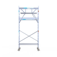 Euroscaffold Euroscaffold Euro 75x190x5,2m werkhoogte carbon vloer dubbele voorloopleuning