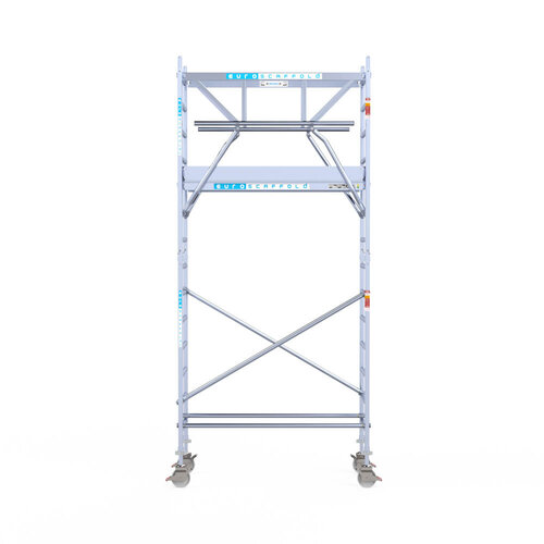 Euroscaffold Euroscaffold Euro 75x190x5,2m werkhoogte carbon vloer dubbele voorloopleuning