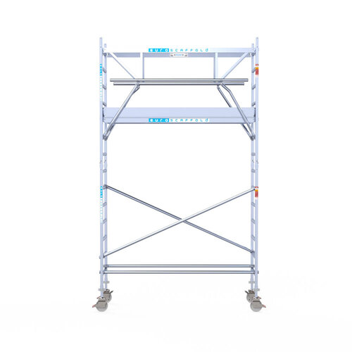 Euroscaffold Euroscaffold Euro 75x250x5,2m werkhoogte carbon vloer dubbele voorloopleuning