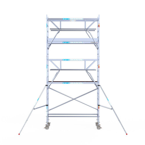 Euroscaffold Euroscaffold Euro 75x250x6,2m werkhoogte carbon vloer dubbele voorloopleuning
