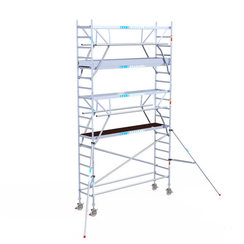 Euroscaffold Euroscaffold Euro 75x305x6,2m werkhoogte carbon vloer dubbele voorloopleuning