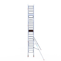 Euroscaffold Euroscaffold Euro 75x190x7,2m werkhoogte carbon vloer dubbele voorloopleuning