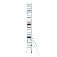Euroscaffold Euroscaffold Euro 75x190x8,2m werkhoogte carbon vloer dubbele voorloopleuning