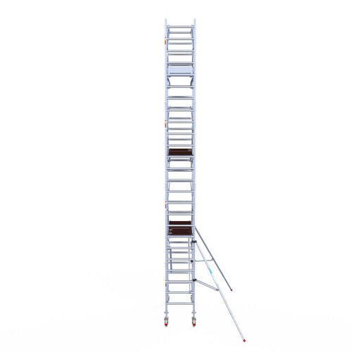 Euroscaffold Euroscaffold Euro 75x190x8,2m werkhoogte carbon vloer dubbele voorloopleuning