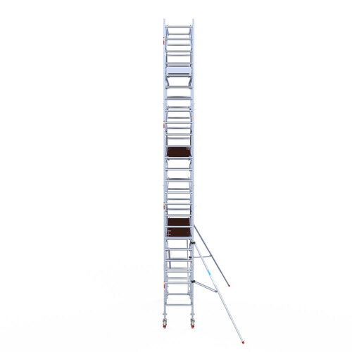 Euroscaffold Euroscaffold Euro 75x250x8,2m werkhoogte carbon vloer dubbele voorloopleuning