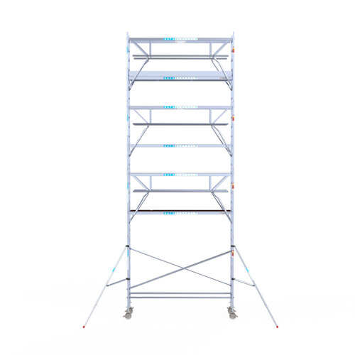 Euroscaffold Euroscaffold Euro 75x305x9,2m werkhoogte carbon vloer dubbele voorloopleuning