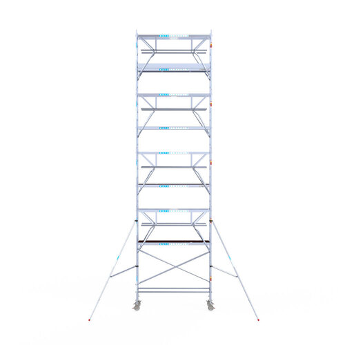 Euroscaffold Euroscaffold Euro 75x250x10,2m werkhoogte carbon vloer dubbele voorloopleuning