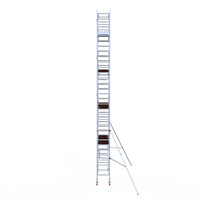 Euroscaffold Euroscaffold Euro 75x250x10,2m werkhoogte carbon vloer dubbele voorloopleuning