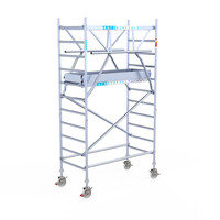 Euroscaffold Euroscaffold Euro 90x190x4,2m werkhoogte dubbele voorloopleuning