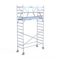Euroscaffold Euroscaffold Euro 90x250x5,2m werkhoogte dubbele voorloopleuning