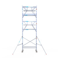 Euroscaffold Euroscaffold Euro 90x190x7,2m werkhoogte dubbele voorloopleuning