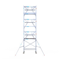 Euroscaffold Euroscaffold Euro 90x190x8,2m werkhoogte dubbele voorloopleuning
