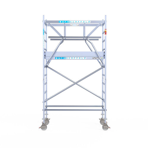Euroscaffold Euroscaffold Euro 90x190x4,2m werkhoogte carbon vloer dubbele voorloopleuning