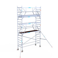 Euroscaffold Euroscaffold Euro 90x305x6,2m werkhoogte carbon vloer dubbele voorloopleuning