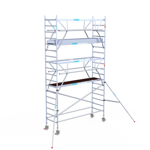 Euroscaffold Euroscaffold Euro 90x305x6,2m werkhoogte carbon vloer dubbele voorloopleuning